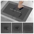 thumbnail image 4 of lulshou Bath Rug Super Absorbent Quick Dry Backing Non Slip Washable Bathroom Floor Mats Shower Rug for In Front of Bathtub Shower Room 16x24, 4 of 9