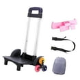 thumbnail image 2 of Rongfmy Backpack Trolley Compact Smoothly Luggage Cart for Bags Boxes Travel Luggage Black, 2 of 9