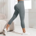 thumbnail image 4 of enyan Celsior Cellulite Leggings Seamless Tummy Control Workout Leggings Women（Dark Gray,XXL）, 4 of 4