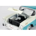 thumbnail image 4 of 1957 Chevy Bel Air Lowrider, White/Turquoise - Motor Max 79029WLTQ - 1/24 Scale Diecast Car, 4 of 6