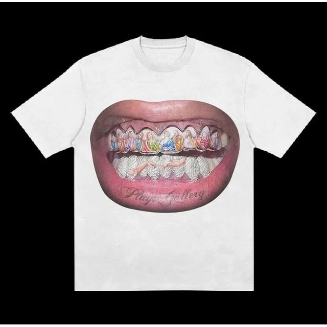 Camiseta holgada de algodón para hombre y mujer, camisa de gran tamaño con estampado gótico, estilo Hip Hop, Y2K, Harajuku10