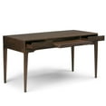 thumbnail image 3 of Harper 60 inch Wide Solid Wood Mid Century Modern Desk in Walnut Brown, 3 of 11