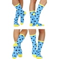 thumbnail image 3 of ToBeInStyle Women's Pack of 6 Fashion Printed Crew Sock - Polka Dots, 3 of 4