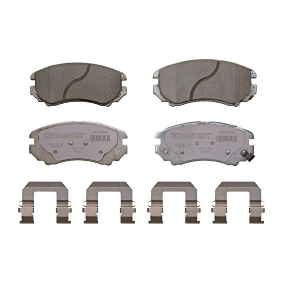 Disc Brake Pad Set Fits select: 2003-2010 HYUNDAI SONATA, 2010-2011 KIA SOUL