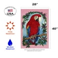 thumbnail image 2 of Toland Home Garden Parrot Perch House Flag, 2 of 5