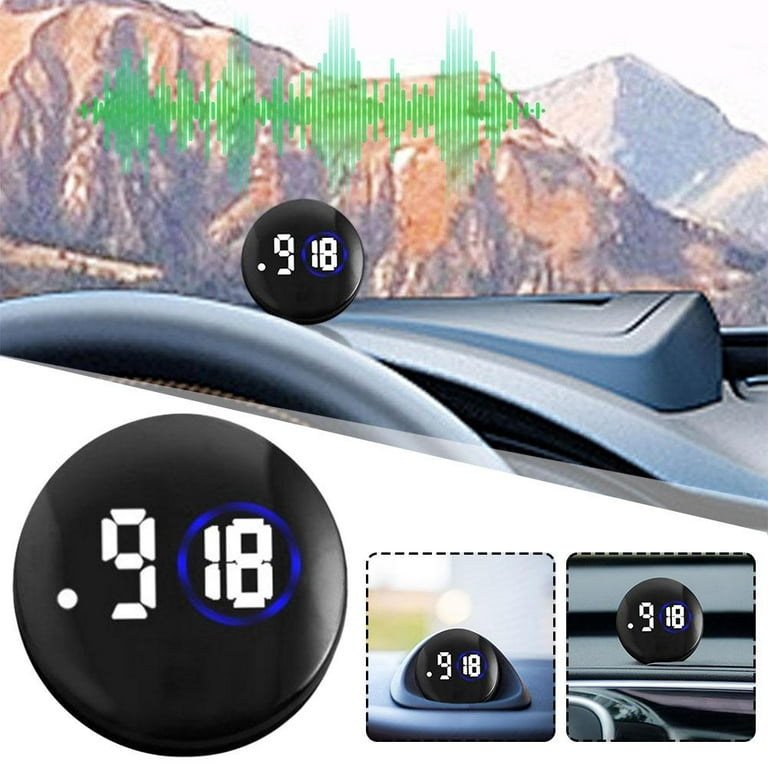 Car Dash Clock Multifunctional Car Vent Dash Clock - Compact Digital ...