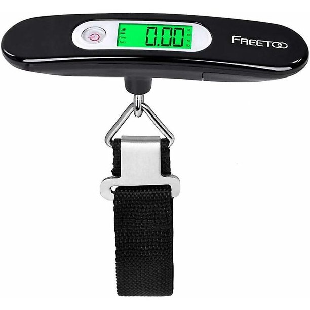 Báscula electrónica para equipaje Báscula portátil Báscula digital para equipaje Máx. 50 kg/110 lb (LB, g, Oz, kg) Báscula electrónica/Función de tara/Viajes/Compras/Oficina de correos/D