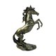 thumbnail image 2 of Estatua de caballo, decoración, colección de caballos, adornos, artesanías, esculturas de animales, regalo para amantes de los animales, estantería de Bronce, 2 of 8