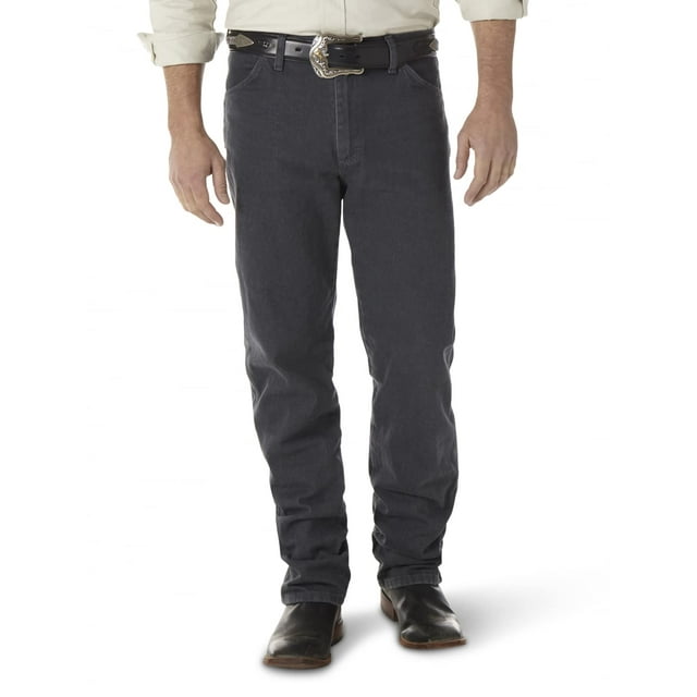 Jean Wrangler para hombre, talla grande y alta, 13 MWZ, corte vaquero, gris, 34 de ancho x 38 de largo