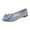 Light Blue, variant on Women's Slippers Flat Heel Closed Toe Slip-on Loafer Slippers Winter Casual Vintage Indoor Outdoor Flat Bowknot Shoes for Women