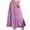 2-Purple, variant on Arlun Womens Boho Maxi Skirts Pure Color Flowy Flared Ruffle Tiered Long Skirts 2026 Summer Beach Vacation Drawstring Elastic Waisted Loose Flowy Casual Skirts 2-Brown XL
