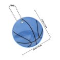 thumbnail image 2 of OULII 6 Pcs Pendentifs Réflecteurs de Sécurité PVC Couleurs Assorties pour Accessoire de Sac, 2 of 8