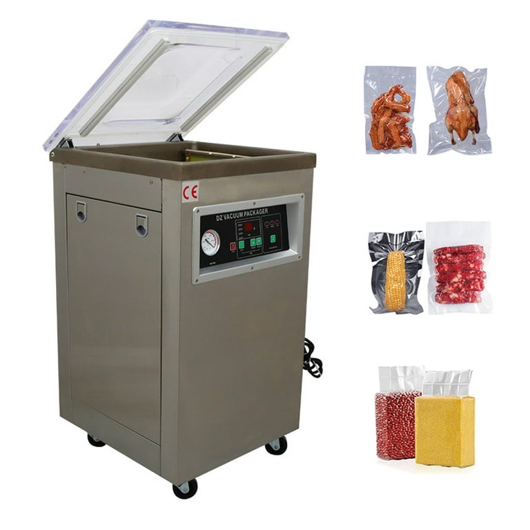 Pskang Vacuum Sealer Machine One-Touch Vacuum Sealer with Bags Rolls  Storage and Cutter Automatic Air Sealing System with Vacuum Seal Bags and 1  Roll