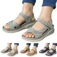 thumbnail image 7 of Leozcaa Womens Hiking Walking Sandals Arch Support Open Toe Adjustable Strap Comfortable Sport Outdoor Shoes, 7 of 7