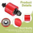 thumbnail image 3 of 8mm Roller Pulley Tensioner, Chain Roller Pulley Tensioner Mini Bike Parts Nylon Cylinder Type Guide Wheel Chain Guide Slider Set for Mini Motorcycle Dirt Bike, Red, 3 of 6