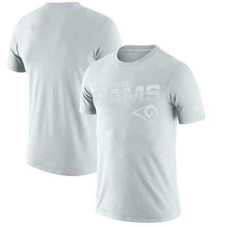 Los Angeles Rams Nike NFL 100 2019 Sideline Platinum Performance T-Shirt -