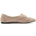 thumbnail image 5 of Ollio Women's Ballet Shoes Flat Pointed Toe Oxford 1M1818, 5 of 6