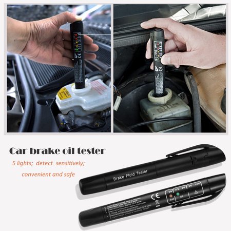YOSADIER 1Pcs Brake Oil Test Pen with LED Indication for Automotive Maintenance