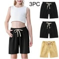 thumbnail image 2 of Timegard Baby Clothes Unisex 3pc Toddler Boy Girl Running Shorts Athletic Casual Loose Workout Shorts, 2 of 8