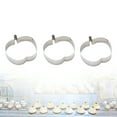 thumbnail image 6 of SOPOTUTU 7.9Inch Apple Shape Stainless Steel Cookie Molds 3 Pcs for Diy Projects, 6 of 8