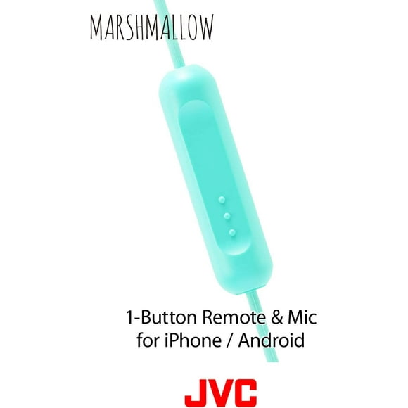 JVC Memory Foam Earbud Marshmallow with Mic Pink (HAFX38MP)