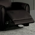 thumbnail image 4 of Furniture of America Sintle Faux Leather Indoor Power Recliner with USB Ports, Black, 4 of 6