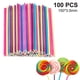thumbnail image 1 of 100 Uds palitos de piruleta, palitos de malvavisco, palos de succión de piruleta multifunción creativos de seguridad alimentaria 150*3,5mm WD.WDQZL Hogar, 1 of 2