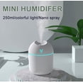 thumbnail image 2 of Air Humidifier Aromatherapy Diffuser 250ml Ultrasonic Essential Oil Diffusers Led Light Humidificator for Home, 2 of 6