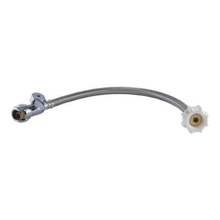 Sharkbite 267163 0.5 x 0.87 x 16 in. Push-to-Connect Straight Stop Toilet Connector