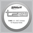 thumbnail image 2 of D'Addario T4403 T2 Titanium X-Hard Single String, 2 of 2