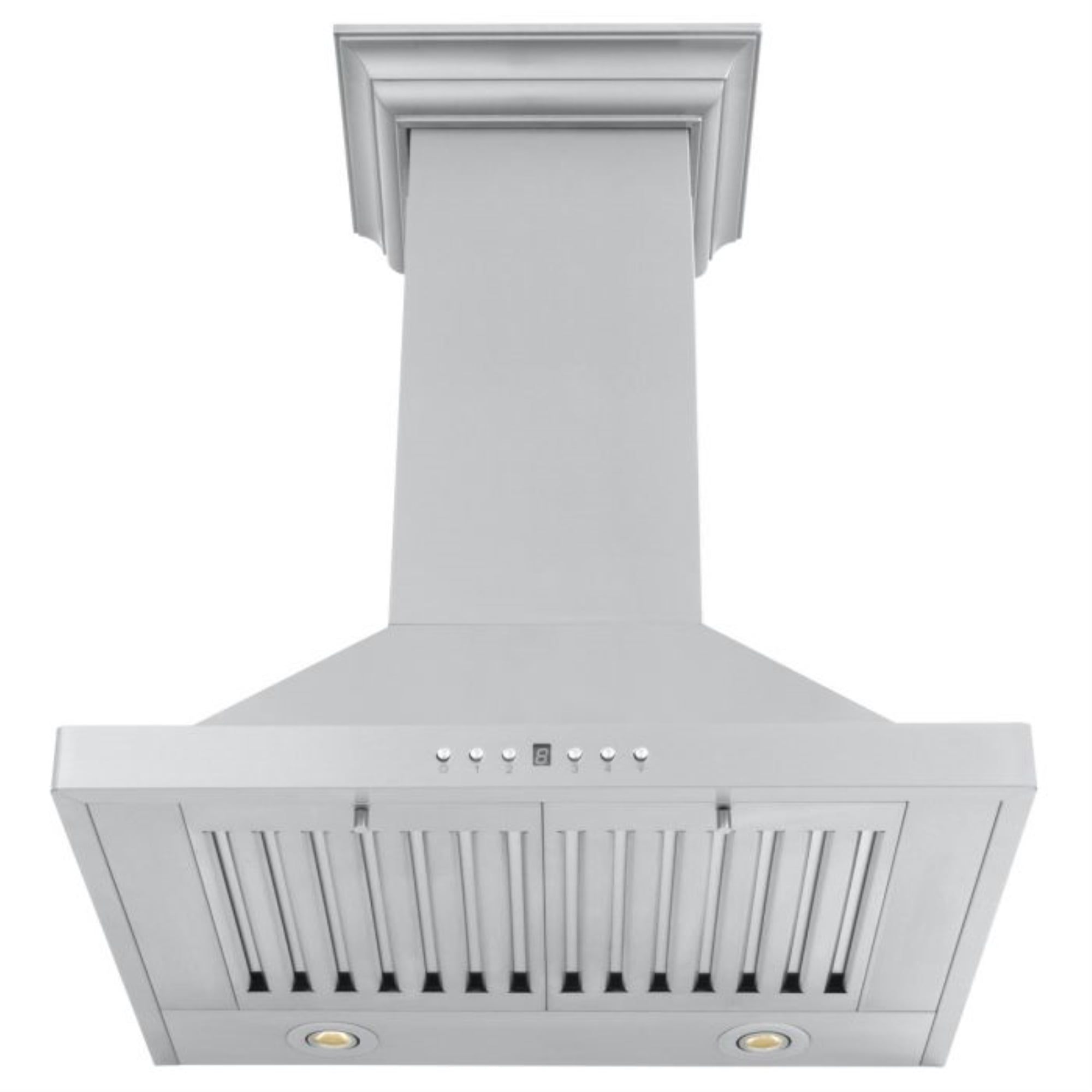 ZLINE 24 in. Wall Mount Range Hood in Stainless Steel with Crown Molding (KBCRN-24)