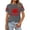 Grey, variant on Fgnfyis Womens Tops Graphic T Shirt for Summer Casual Wear Comfortable Short Sleeve Round Neck Tee with Canada Day Patriotic Celebration Print T Shirts for Women Pink S