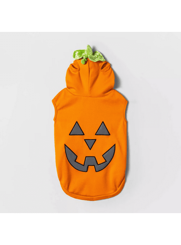 Hyde & EEK! Boutique Reflective Halloween Jack-o-lantern Pumpkin Dog Costume L