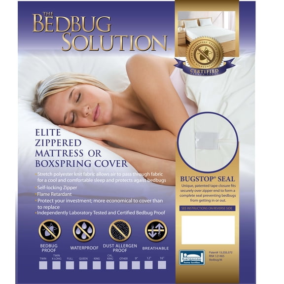 Allergy Store AllergyCare™ Solution Bed Bug Proof Mattress Encasing | Hospital Long Twin | 9"