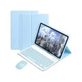 thumbnail image 1 of Keyboard Case with Wireless Mouse Combo for Samsung Galaxy Tab A8 10.5 Inch 2022 Model SM-X200/X205/X207, Smart Folio Cover with Magnetic Detachable Wireless Keyboard and Mice, 1 of 7