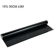 Tint Film 5/15/25/35% VLT Black Roll 20\"x10ft Car Auto House Home insulation