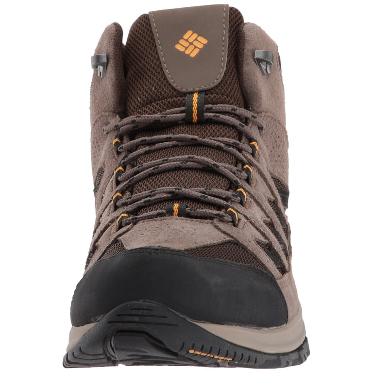 Columbia* Men\'s Crestwood Mid Waterproof Cordovan/Squash‎ Hiking Boot~ Size 12 Columbia Crestwood Mid Waterproof Hiking Boots for Men  main image 3