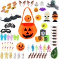 thumbnail image 1 of Favores De Fiesta De Halloween Para Niños Accesorios De Broma Divertidos Para Fiestas Truco O Trato Juguetes De Broma Juego De Juguetes Para Fiestas Infantiles Con Cucarachas Araña Dientes Falsos sonducket HA037286-00, 1 of 6