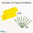 thumbnail image 2 of Safer SH5026 8-Count Pack of Non Toxic Houseplant Whitefly & Insect Sticky Stake Traps, 2 of 7