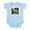 Sky Blue, variant on CafePress - Fjord Horse Tough Infant Creeper - Baby Light Bodysuit, Size Newborn - 24 Months