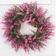 thumbnail image 1 of Guirnalda de hojas de eucalipto simuladas de 32x32 cm, planta verde artificial decorativa para interiores y exteriores, impermeable, para decoración del hogar y festividades., 1 of 8