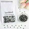 thumbnail image 3 of BEADSLAND Black Diamond Rhinestones, Flatback Crystal Rhinestones for Craft, SS20, 1440PCS, 3 of 4