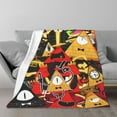 thumbnail image 1 of Manta de felpa con aire acondicionado Gravity Falls, suave, ligera y acogedora, para cama, sofá, sillón, viajes y acampada, 1 of 8