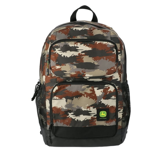 John Deere Men's Adult 18" Jordy Laptop Backpack, Urban Camo