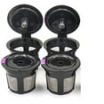 thumbnail image 1 of 4 PACK Keurig Refillable Reusable K-Cup Coffee Filter Pods for Keurig 2.0 & 1.0 Stainless Mesh Hot My K-CUP, 1 of 1