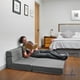 thumbnail image 3 of Sofá Cama Plegable - Matrimonial - Gris Memory Foam SOFA CAMA COZY, 3 of 10