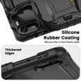 thumbnail image 6 of XYX for Xiaomi Redmi Pad 2 Case 11 inch, 3in1 Heavy Duty Shockproof Tablet Cover with Stand, Shoulder Strap, Black, 6 of 7