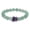 Mint Green, variant on Amethyst Bracelet Purple Crystal Original Stone Bracelet for Men and Women Simple New Elastic Rope Bead String Bracelet for Men and Women