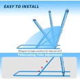thumbnail image 4 of Rugerasy 4x4 FT Portable Soccer Goal,Backyard Soccer Net and Frame,Foldable Pop Up Soccer Nets Training Equipment Suitable,Practice Training Goals with Carry Bag,Blue, 4 of 6
