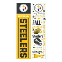 Pittsburgh Steelers 47" Double Sided Fall Leaner Fan Sign